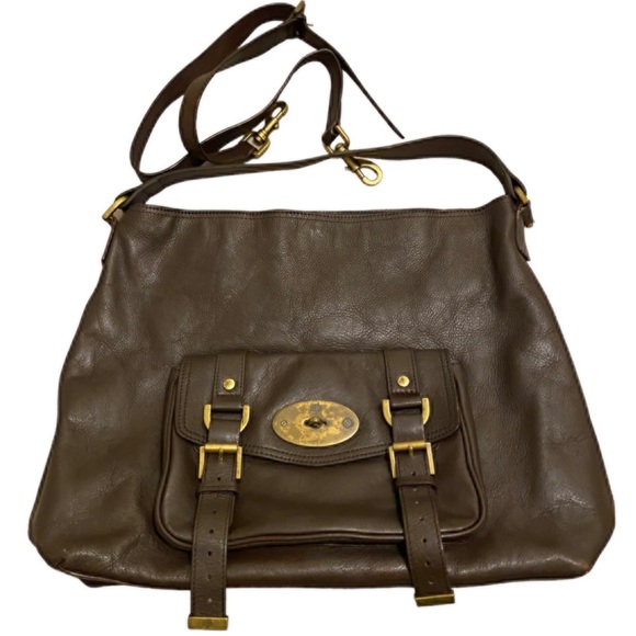 Mulberry Handbags - Mulberry brown leather shoulder/ crossbody bag .